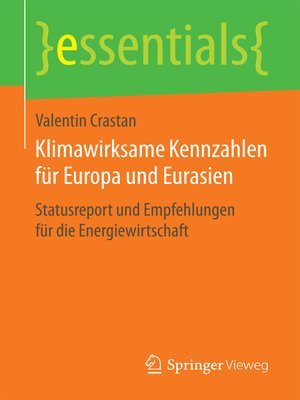cover image of Klimawirksame Kennzahlen für Europa und Eurasien